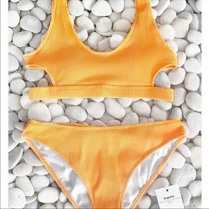 Cupshe Yellow Bikini